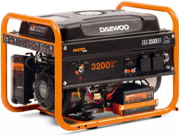 Jednofazowy agregat prądotwórczy Daewoo Power GDA 3500DFE dwupaliwowy LPG/benzyna