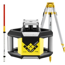 Zestaw niwelatora laserowego Nivel System NL300R Digital ze statywem SJJ1 i łatą pomiarową LS-24