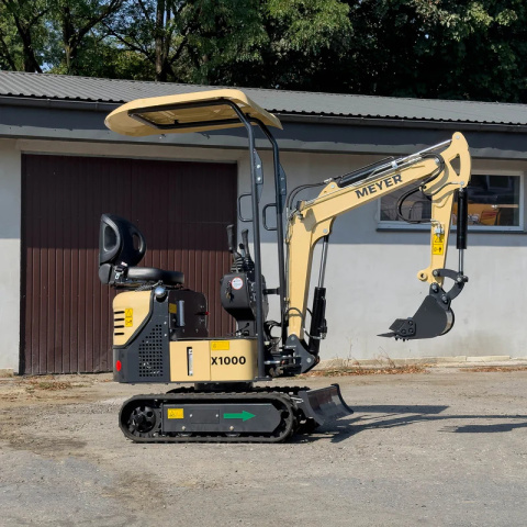 Minikoparka gąsienicowa Meyer X1000 1T z silnikiem Koop Diesel i skrętnym ramieniem - Fenix Maszyny Minikoparka gąsienicowa Meyer X1000 1T z silnikiem Koop Diesel i skrętnym ramieniem - Fenix Maszyny