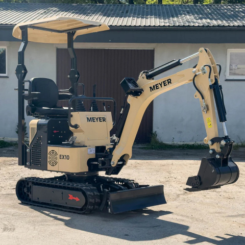 Minikoparka gąsienicowa Meyer EX10 Koop Diesel ze skrętnym ramieniem - Fenix Maszyny Minikoparka gąsienicowa Meyer EX10 Koop Diesel ze skrętnym ramieniem - Fenix Maszyny