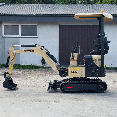 Minikoparka gąsienicowa Meyer EX10 Koop Diesel ze skrętnym ramieniem - Fenix Maszyny Minikoparka gąsienicowa Meyer EX10 Koop Diesel ze skrętnym ramieniem - Fenix Maszyny