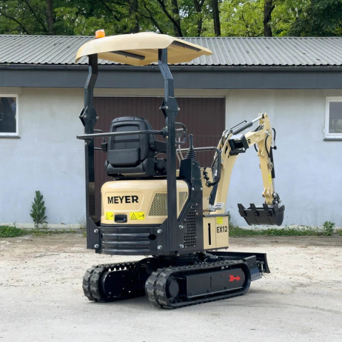 Minikoparka Meyer EX12 1.2T rozsuwane gąsienice, skrętne ramię, joysticki - Fenix Maszyny Minikoparka Meyer EX12 1.2T rozsuwane gąsienice, skrętne ramię, joysticki - Fenix Maszyny