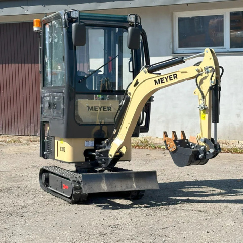 Minikoparka Meyer EX12 z kabiną 1.3T Yanmar joystick skrętne ramię - Fenix Maszyny Minikoparka Meyer EX12 z kabiną 1.3T Yanmar joystick skrętne ramię - Fenix Maszyny