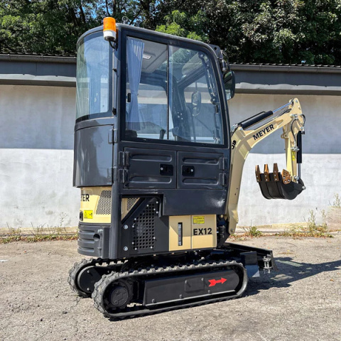 Minikoparka Meyer EX12 z kabiną 1.3T Yanmar joystick skrętne ramię - Fenix Maszyny Minikoparka Meyer EX12 z kabiną 1.3T Yanmar joystick skrętne ramię - Fenix Maszyny