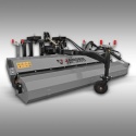 Zamiatarka ciągnikowa Jansen JK-200 z napędem hydraulicznym i koszem na zanieczyszczenia