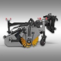 Zamiatarka ciągnikowa Jansen JK-200 z napędem hydraulicznym i koszem na zanieczyszczenia