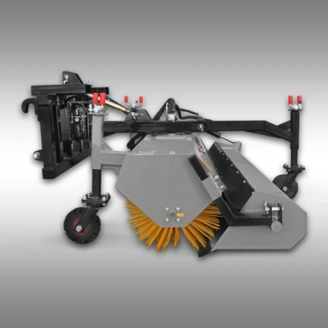 Zamiatarka ciągnikowa Jansen JK-200 z napędem hydraulicznym i koszem na zanieczyszczenia Zamiatarka ciągnikowa Jansen JK-200 z napędem hydraulicznym i koszem na zanieczyszczenia