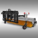 Zamiatarka ciągnikowa Jansen JK-200 z napędem hydraulicznym i koszem na zanieczyszczenia