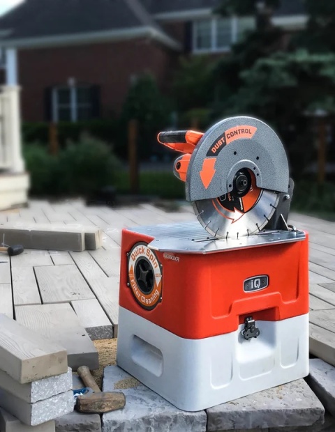 Bezpyłowa przecinarka do kostki brukowej i cegły iQ Power Tools iQ360XT Bezpyłowa przecinarka do kostki brukowej i cegły iQ Power Tools iQ360XT