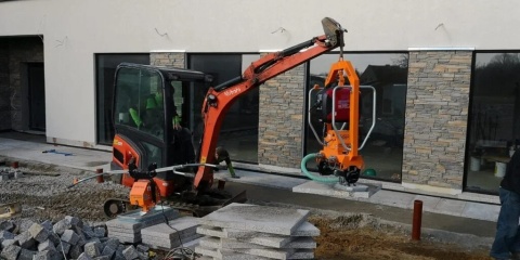 Profesjonalny chwytak próżniowy Catchshift Frog 600 do podnoszenia płyt betonowych Profesjonalny chwytak próżniowy Catchshift Frog 600 do podnoszenia płyt betonowych