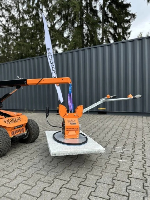 Chwytak próżniowy podciśnieniowy Catchshift Mickey 200 Mini do płyt betonowych i krawężników Chwytak próżniowy podciśnieniowy Catchshift Mickey 200 Mini do płyt betonowych i krawężników