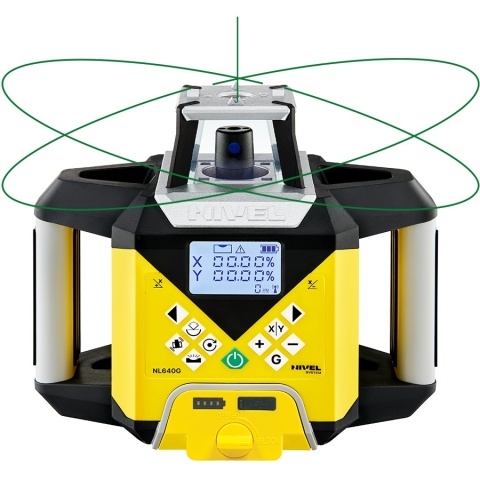 Kompletny zestaw pomiarowy: niwelator laserowy Nivel System NL640G DIGITAL z zieloną wiązką, statywem i łatą Kompletny zestaw pomiarowy: niwelator laserowy Nivel System NL640G DIGITAL z zieloną wiązką, statywem i łatą