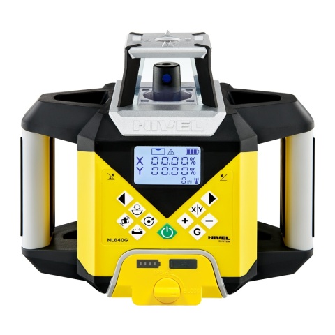 Kompletny zestaw pomiarowy: niwelator laserowy Nivel System NL640G DIGITAL z zieloną wiązką, statywem i łatą Kompletny zestaw pomiarowy: niwelator laserowy Nivel System NL640G DIGITAL z zieloną wiązką, statywem i łatą