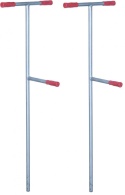 regulowana listwa zgarniająca Probst TELEPLAN TP-200/350 z ergonomicznymi uchwytami HG-ERGO-DUO