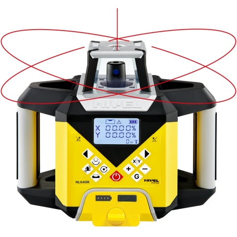 Niwelator laserowy Nivel System NL640R Czerwony ZESTAW ze statywem SJJ1 i łatą LS-24 Niwelator laserowy Nivel System NL640R Czerwony ZESTAW ze statywem SJJ1 i łatą LS-24