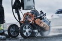 Profesjonalna przecinarka spalinowa Husqvarna K 770 z tarczą o średnicy 350 mm