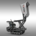 Profesjonalne wozidło gąsienicowe Jansen RD-300pro z hydraulicznym kiprem, gotowe do pracy na budowie. Profesjonalne wozidło gąsienicowe Jansen RD-300pro z hydraulicznym kiprem, gotowe do pracy na budowie.