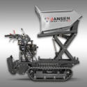 Profesjonalne wozidło gąsienicowe Jansen RD-300pro z hydraulicznym kiprem, gotowe do pracy na budowie. Profesjonalne wozidło gąsienicowe Jansen RD-300pro z hydraulicznym kiprem, gotowe do pracy na budowie.