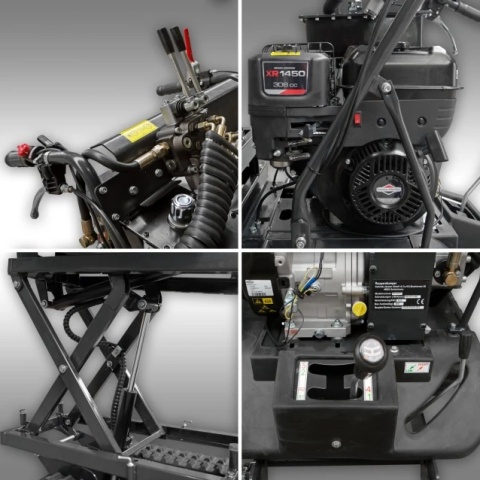 Profesjonalne wozidło gąsienicowe Jansen RD-300pro z hydraulicznym kiprem, gotowe do pracy na budowie. Profesjonalne wozidło gąsienicowe Jansen RD-300pro z hydraulicznym kiprem, gotowe do pracy na budowie.