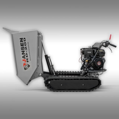 Wozidło gąsienicowe spalinowe Jansen RD-200 z hydraulicznym wywrotem do pracy w trudnym terenie