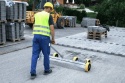 Listwa zgarniająca Probst levelfix 75-125 cm podczas pracy