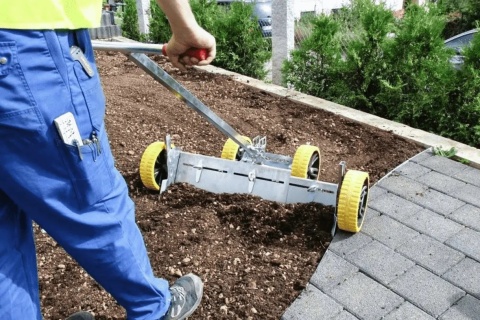 Listwa zgarniająca Probst levelfix 75-125 cm pracująca