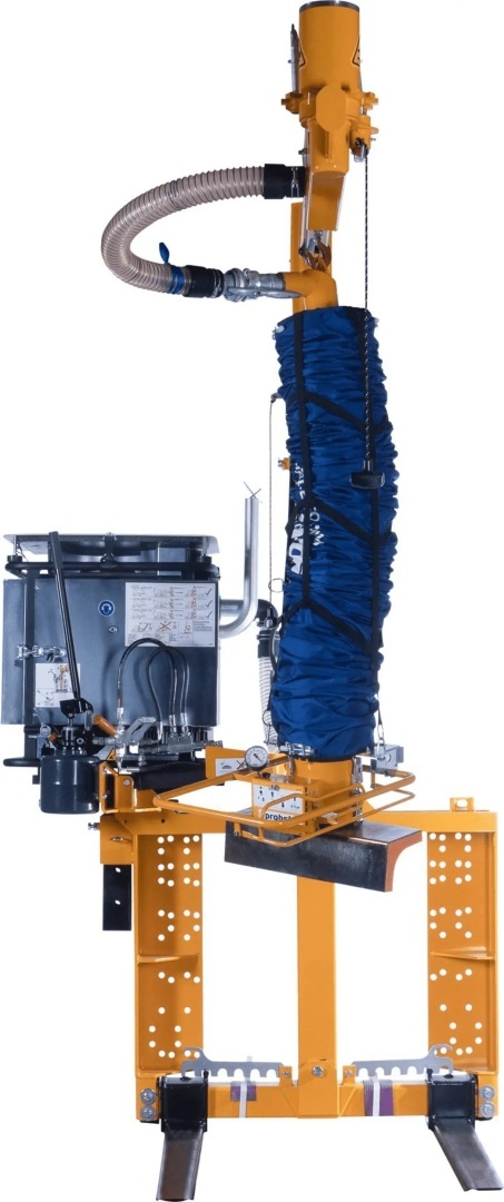 Układarka podciśnieniowa do krawężników Probst JUMBO-BV-VARIO-150-B  widok z tyłu